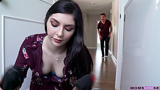 After fingering herself brunette with sexy booty Keira Croft gets poked doggy