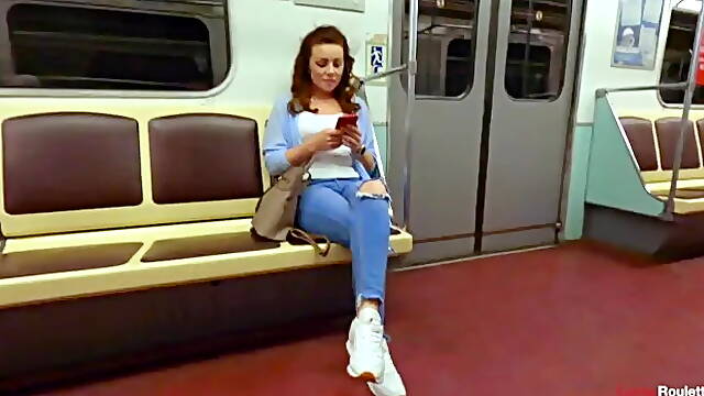 Met in the Subway. She Loves to Suck Cock and Eat Sperm.