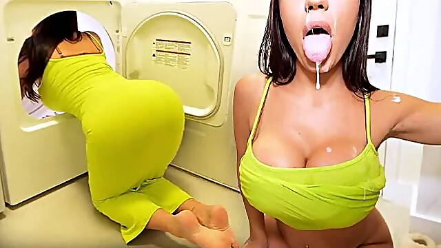 Woman Stuck in Dryer Role-Play