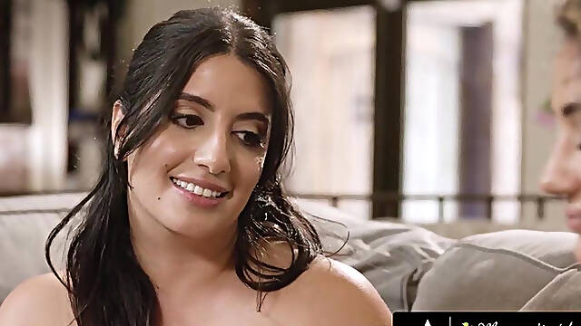 Tattooed Arabelle Raphael’s Bike Outfit Ignites Big Naturals Sarah Arabic’s Lust