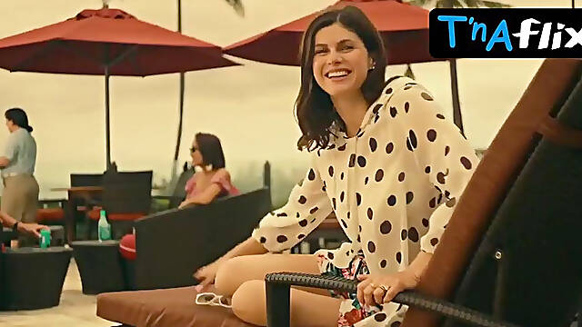 Alexandra Daddario Butt, Breasts Scene in The White Lotus