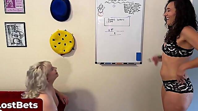 The strip Naughty Words game was a dance of innuendo