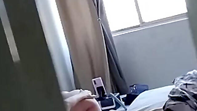 Step-Mom MILF Isabella Cayenne Caught Masturbating Solo - Secret Door POV Voyeur
