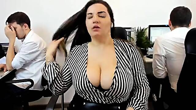 Fun and oddly quite sexy roleplay cam show. Big busty bbw