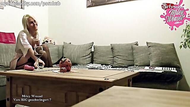 Fiery Miley Weasels amateur clip