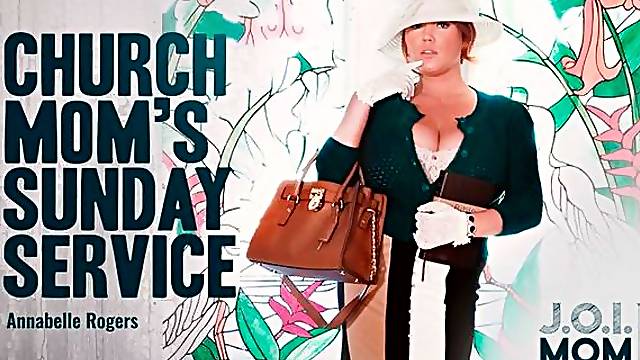 Good-looking redhead lady Annabelle Rogers is showing off her tits