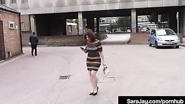 Sex hungry Sara Jay and Kaz B at big tits movie