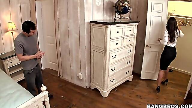 Ms. Alexis-Breeze conducts entrance exams in her prestigious college