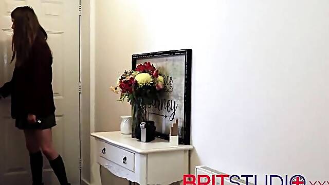 Brit Studio featuring Melody Pleasures real 18 year old smut