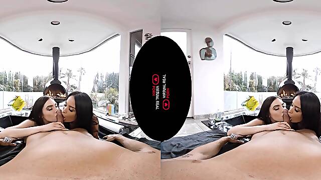 Anissa Kate & Marley Brinx in Relax for Mommy - VirtualRealPorn