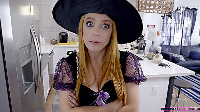 Trick or treat with my step sis and mom