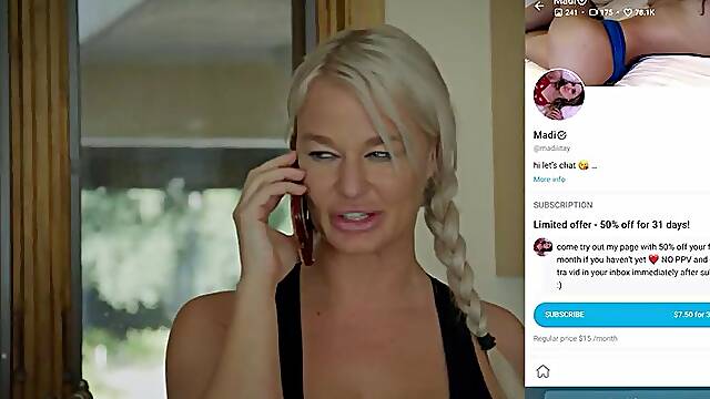 Mature stepmom checks my erection problem: Blowjob, Big Tits Big Ass Porn