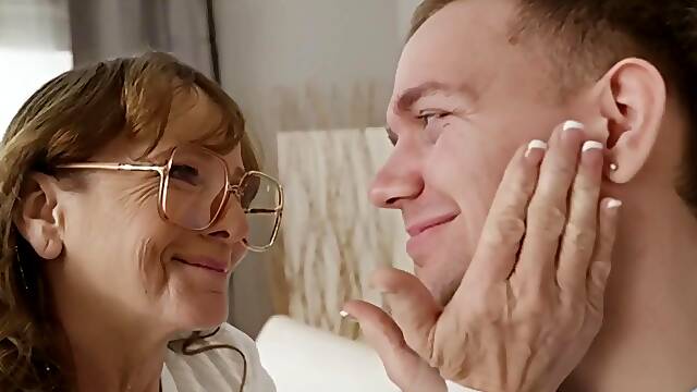 Interracial Granny Babe
