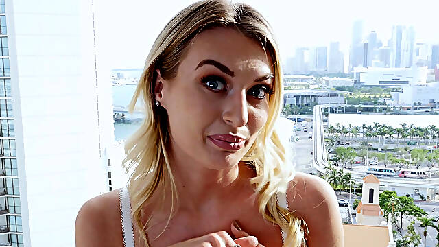POV sex with cute milf Natalia Starr and cum in mouth