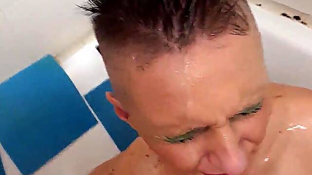 COUGAR Sandra gulps Golden Rain, Facefuck Suck, Facial cumshot Jizz flow - Jan 12, 2026