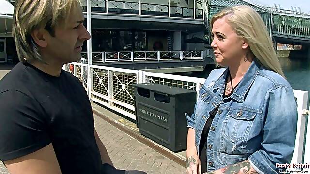 Busty Nastyshag Fucks In Hull. Big tits milf Nastyshag and cameraman The Dick go around the UK to...