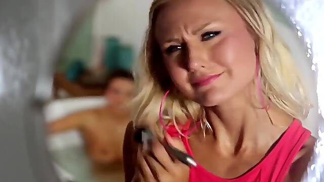 Bride-to-be Abigail Has A Very Sensual Fingering Massage From Her Bridesmaid