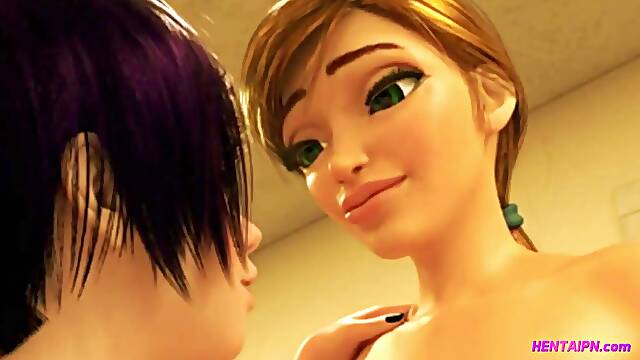 Huge Pecker FUTANARI MILF on Busty Female • Amazing 3D Sex ENG Voices