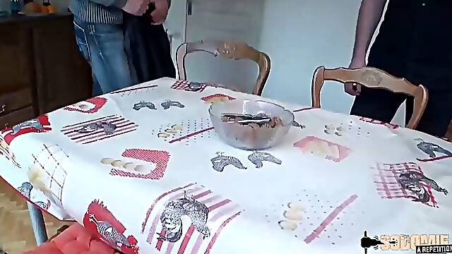 Valerie is fucking guys she likes, every time her husband goes out of town, for the weekend