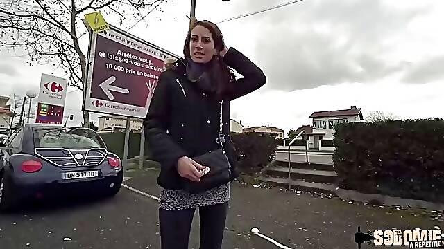 Carlie is a super horny, French babe who is always in the mood to fuck a stranger