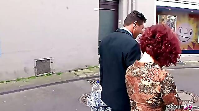 German redhead is often cheating on her husband, because she really likes how it feels