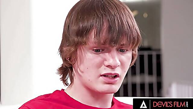 Big tits redhead MILF Lauren Philips gets anally fucked by her stepson