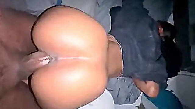 Two New Ebony Students Getting Fucked after Freshermans Party