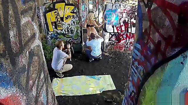 Alyssa Lynn and Patrick Delphia public action cam