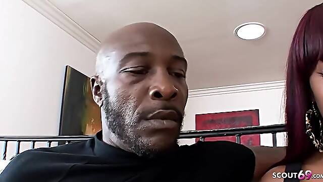 Ebony Wife Caught Husband Cheating Fuck And Join In Ffm 3so