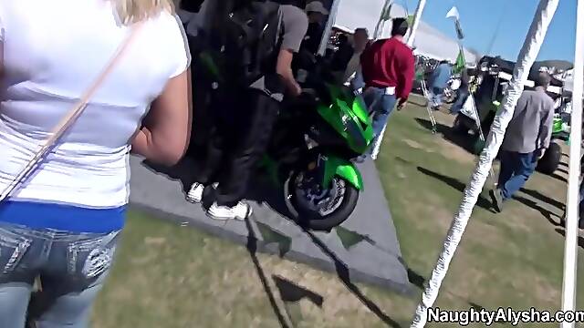 Naughty Alysha - Bike Week Banging 4
