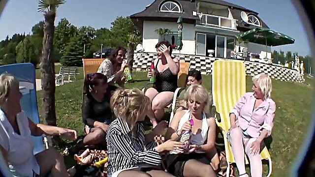 Horny pornstar in fabulous blowjob, outdoor porn scene