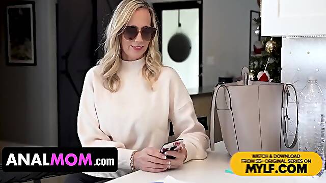 Lilly James - Buxom Step Mom Slips In Sexy Lingerie And Lets Stepson Penetrate Her Tight Ass