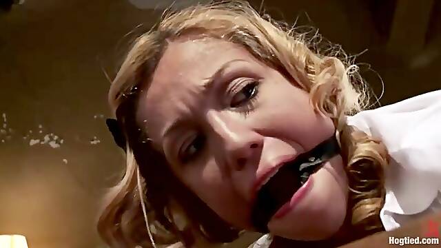 Amazing Carly Simon Look Alike Hopelessly Struggles Orgasms Ripped From Her Helpless Body Brutal