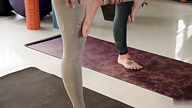 Kiara Lord, Angelica Heart And Monika Fox In Naked Yoga