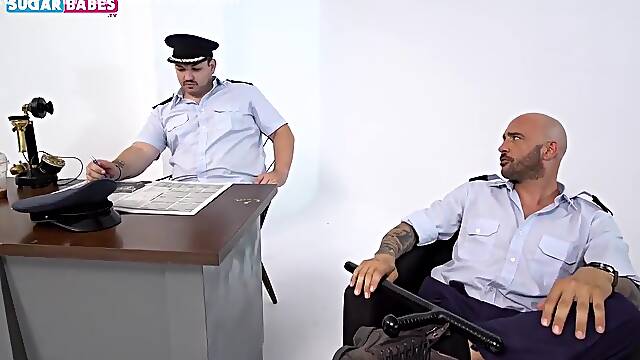 Rosa Rozita - Greek Fake Cops Fucking At The Office
