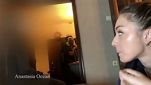 I suck my boyfriend dick and my stepmom watches