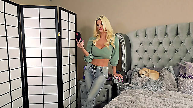 Two Busty Milfs Exchange Sexy Pics Then Have Hot Lesbian Sex