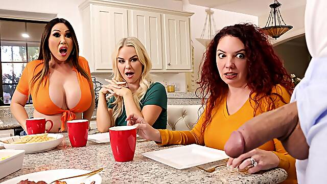 Hottie Friends Want Hubbys Big D