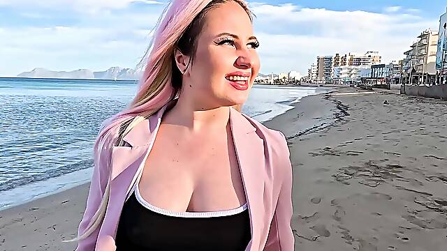 Kinky German amateur teen wants POV anal sex in Mallorca