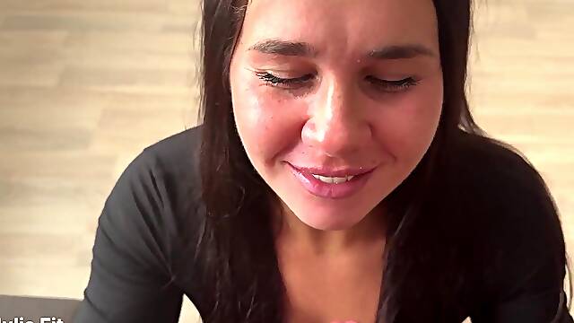 Sport Angel Tears Her Panties for Banging