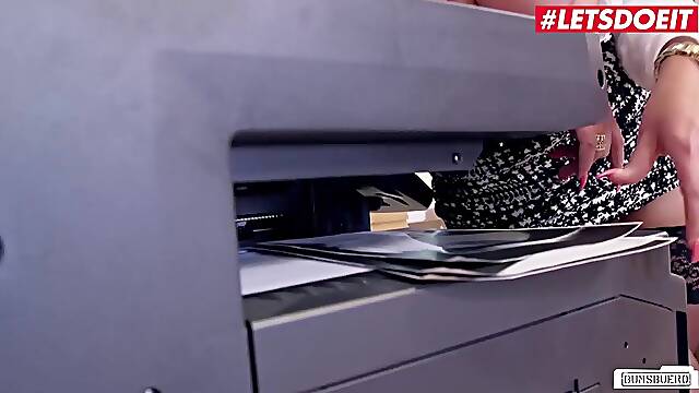 BUMSBUERO - Breasty mother Id like to fuck Vivian Skylight Got Her Snatch Filled With Large Ebony Ramrod - LETSDOEIT