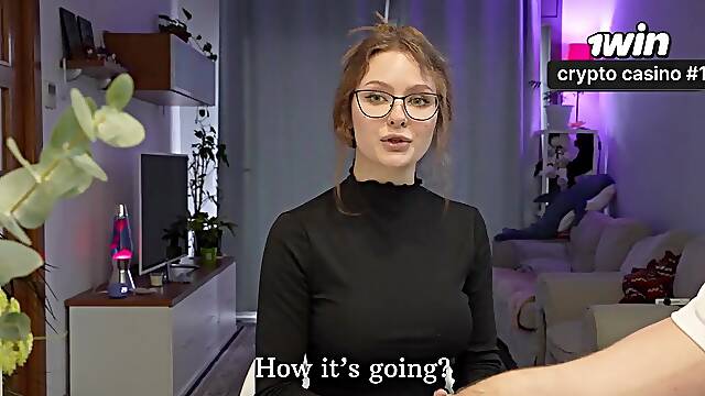 «Did u cum in my cunt?» Creampie my stepmom after rub her snatch.