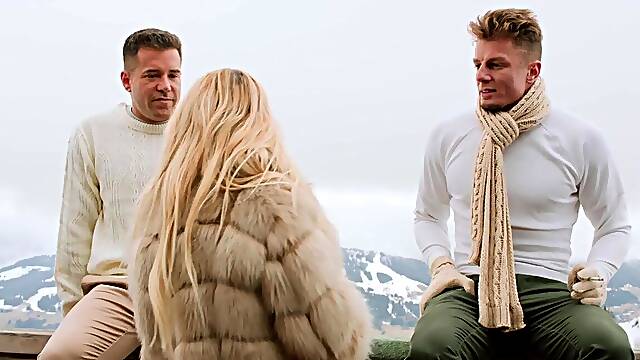 MILFY Bosses Wife Brandi Love Gets Spit-Roasted By Fresh Hires At Company Retreat