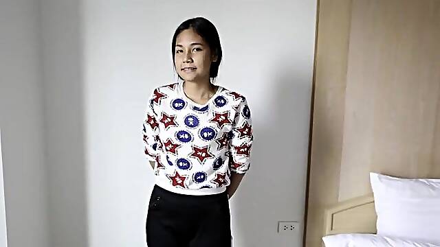 JohnTronX - Youthful Thai hottie gets her bushy moist cunt plowed