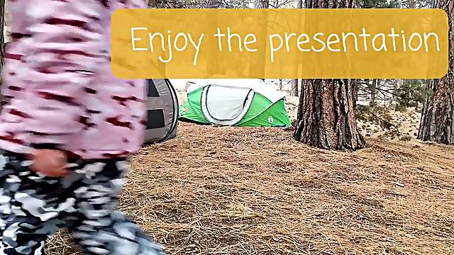 Camping with mama and her boyfriend