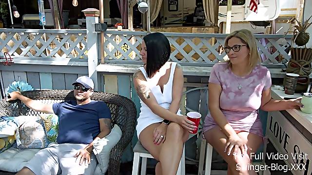 Double penetration Banging at Swinger Party