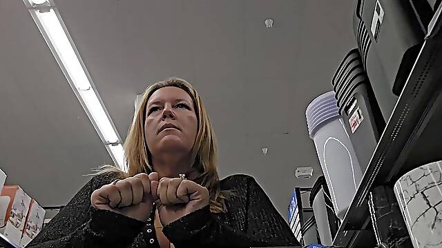 Intensive public climax with remote control lush toy