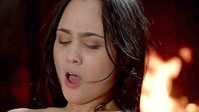 JOYMII - Hawt Lalin girl Brunette hair Alice Hernandez Takes A Large Dick Unfathomable In Her Moist Twat