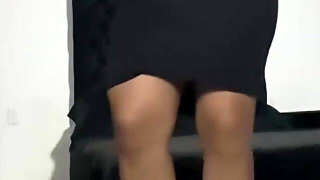 Office Striptease on Heels