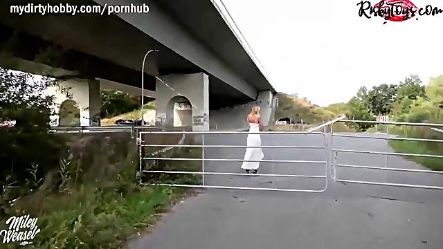 German mother Id like to fuck picked up and drilled in public